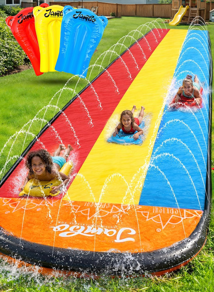 Slip N Slide backyard water slide